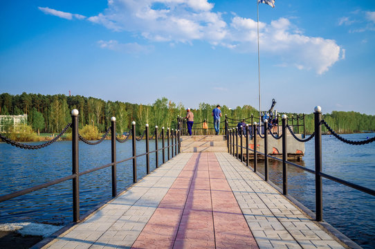 Zarechny quay pier