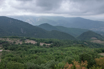 Naklejka na ściany i meble Languedoc France. Mountain village