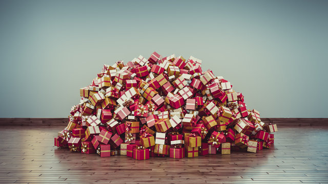Cadeaux de Noël par centaines