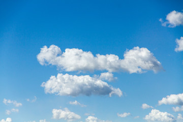 Naklejka na ściany i meble Beautiful Clouds in the blue sky