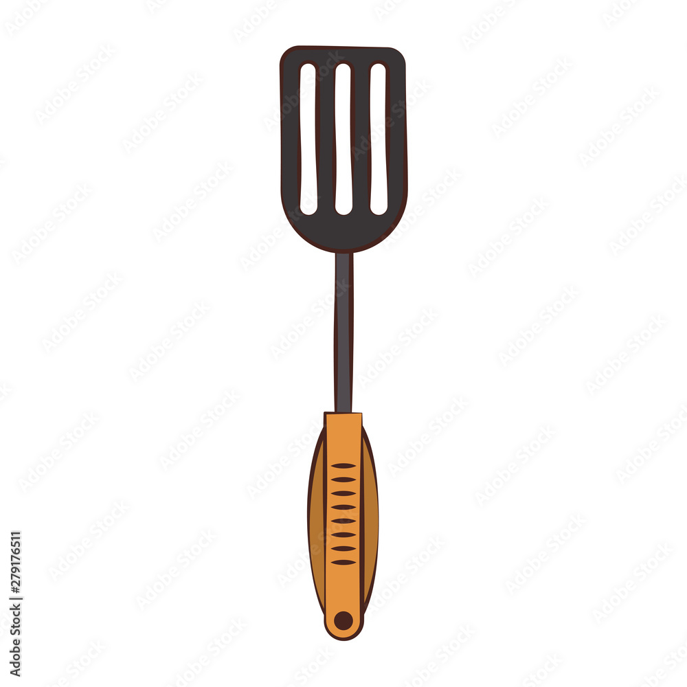 Sticker turner barbecue and kitchen utensil