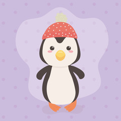 cute and little penguin character