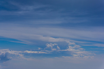 Naklejka na ściany i meble Nature lndscape blue sky with cloud