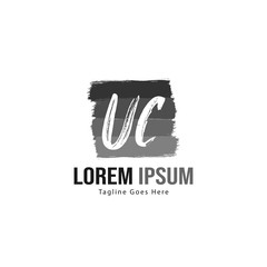 UC Letter Logo Design. Creative Modern UC Letters Icon Illustration