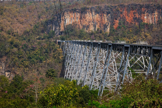 Goteik viaduct in Nawnghkio, Myanmar