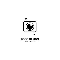 Digital Camera Logo Design Template