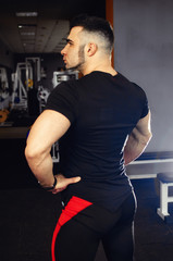 sports lifestyle, more muscular body.sports lifestyle, more muscular body. the man is engaged in fitness