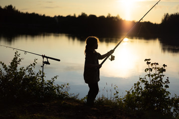  girl fishing