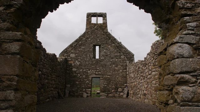 Ruins of an old Irish church