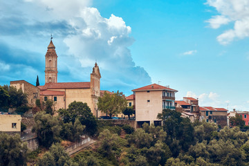 Fototapeta premium view of church italy