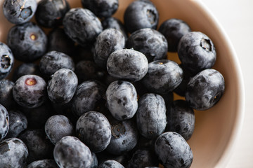 close up filled frame of blueberries