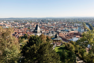 Fototapeta na wymiar View of Graz, Austria