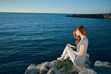 young woman on the beach