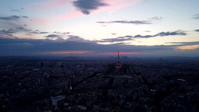 Paris sunset