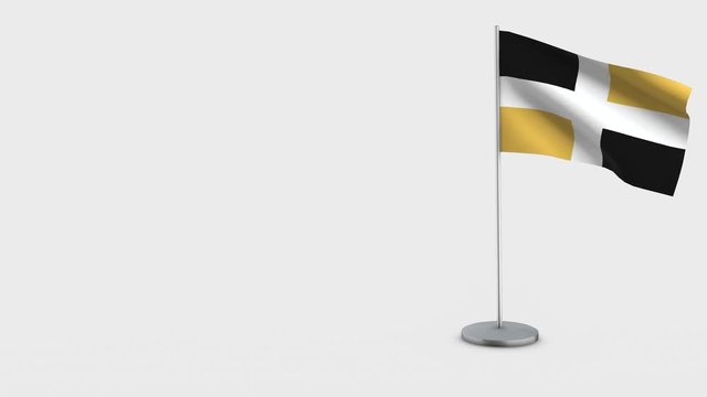 Levis waving flag animation on Flagpole.
