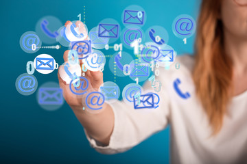 Mail Communication Connection message to mailing