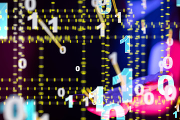 Digital Network and data concept