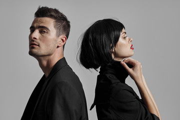 portrait of young couple