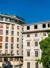 Fototapeta na wymiar Historic buildings in the city centre of Trieste, Italy
