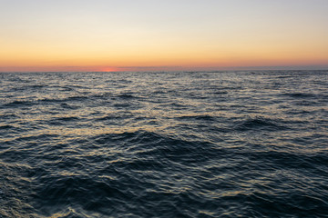 le soleil sur la mer