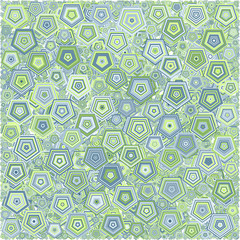 Abstract Generative Art color distributed polygons background illustration