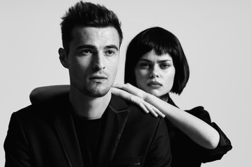 portrait of young couple