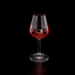 glass of red wine