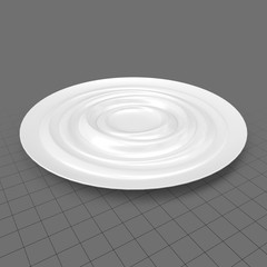 Round plate