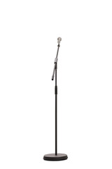 Studio shot of a microphone on a stand