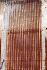 rusty tin barn background