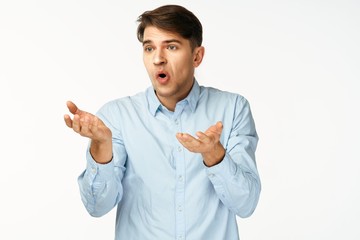 young man pointing at you