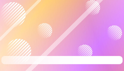 Hologram Gradient Background with Line, Circle. For Your Design Wallpapers Presentation. Vector Illustration.