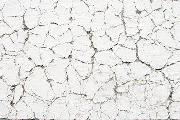 White cracked paint.