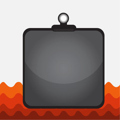 Obraz premium Clipboard colorful background spring clip stuck bind empty plank frame Design business concept Empty copy text for Web banners promotional material mock up template