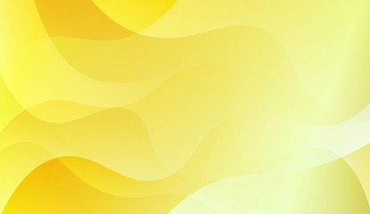 Abstract Background With Wave Green Yellow Gradient Shape. For Futuristic Ad, Booklets. Vector Illustration with Color Gradient