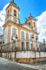 Cathedral Basilica of Our Lady of the Pillar in  Sao Joao Del Rei, Minas Gerais, Brazil.