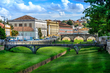 Fototapeta premium Sao Joao Del Rei , Minas Gerais , Brazil .