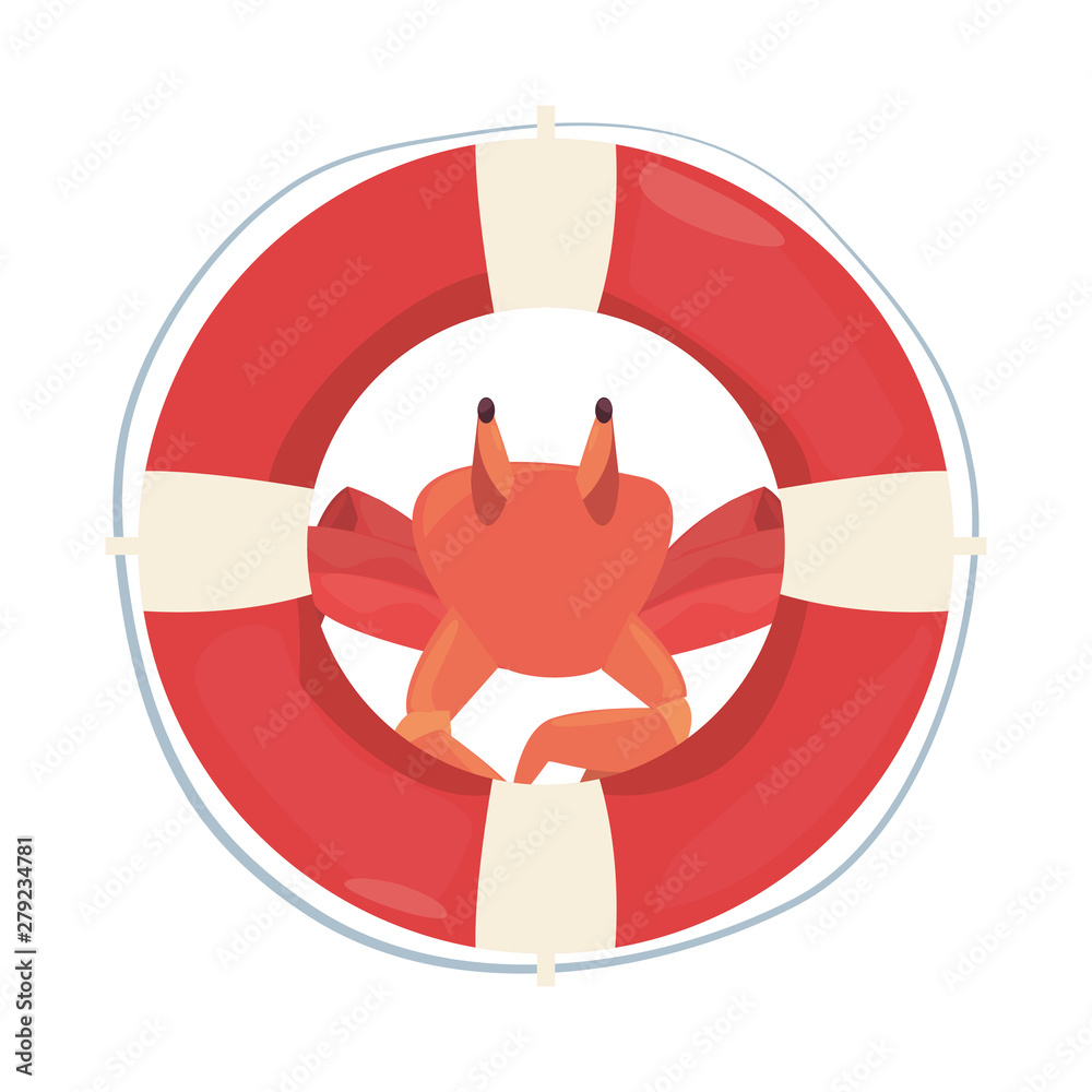 Poster summer time holiday icon vector ilustration