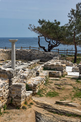 Archaeological area of Aliki, Thassos island, Greece