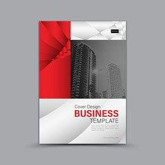 Cover design, Business brochure flyer template, banner, web page, book cover, advertisement, printing layout, White abstract background