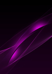 Abstract background waves. Black and purple abstract background for wallpaper or business card