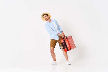 young man with shopping bags