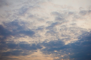 Obraz premium 夕方の空