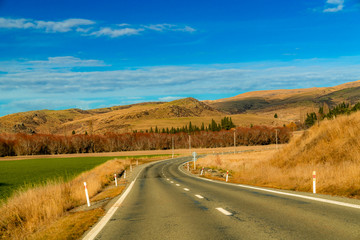 Road, Queenstown to Dunedin New Zealand