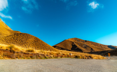 Road, Queenstown to Dunedin New Zealand