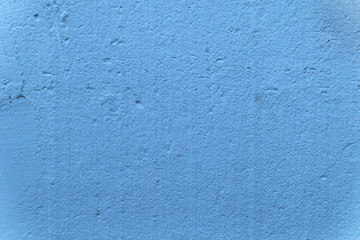 Bright deep saturated blue concrete wall background