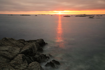 Obraz premium Sunrise on Kaikoura peninsula, South Island, New Zealand