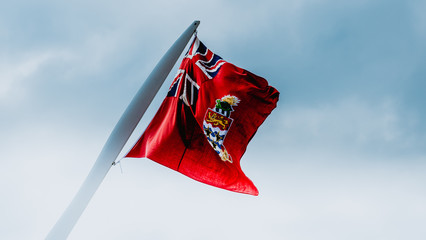 Kajmany czerwona flaga flaga Kajmanów