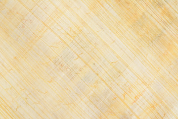 Authentic Egyptian papyrus paper diagonal background and texture No. 38. Macro closeup.