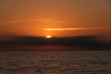 Abenddämmerung am Mittelmeer